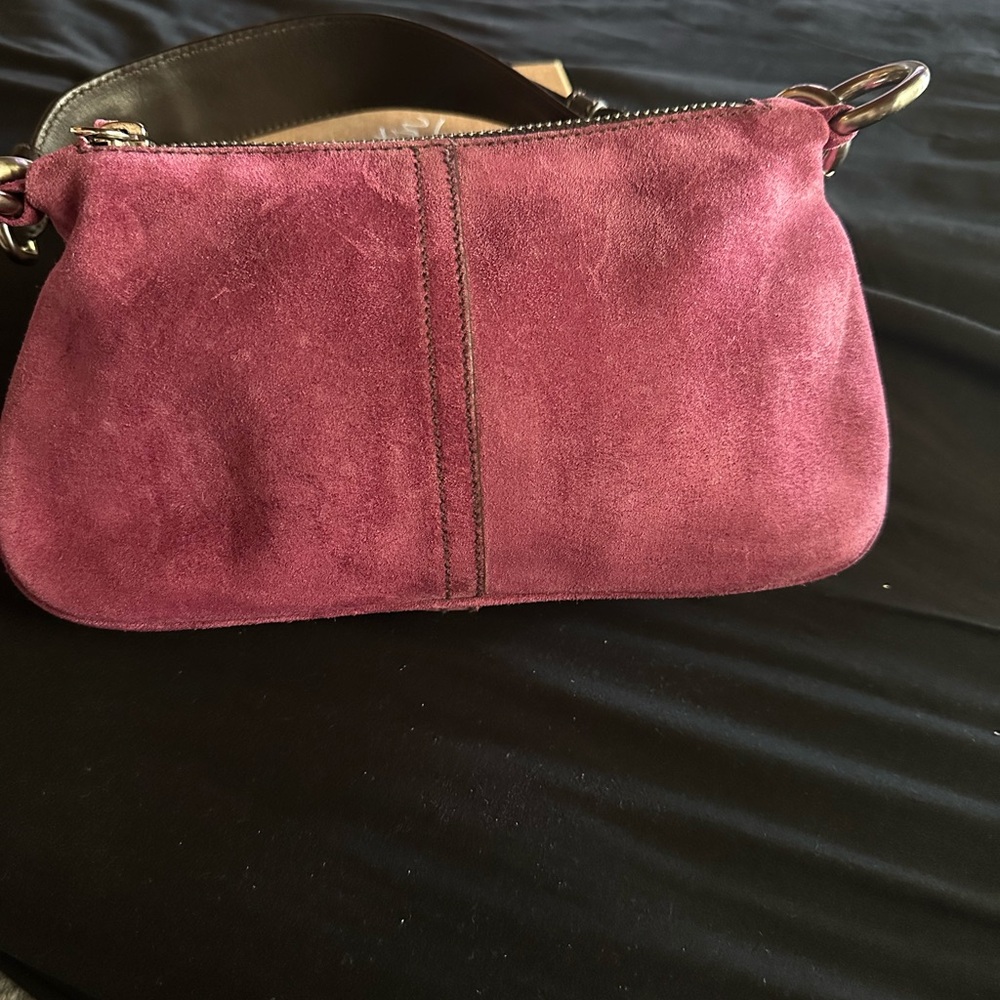 Prada Suede Shoulder Bag